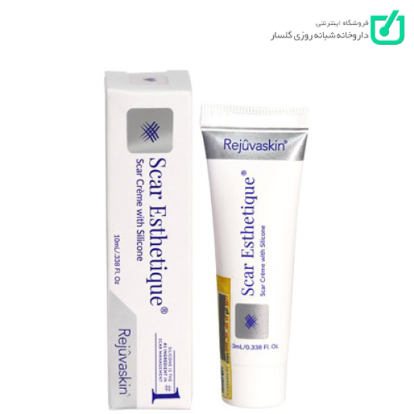 کرم سیلیکونی 10 میل اسکار استاتیک رژواسکین 