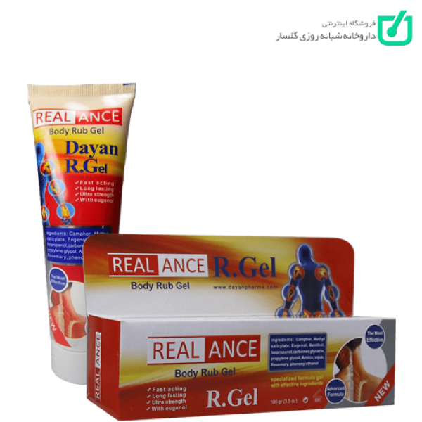 ژل موضعی عضلات و مفاصل ریلنس R.Gel دایان فارما