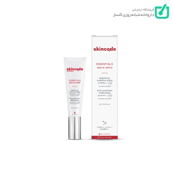 فلوئید ضد آفتاب روشن کننده اسکین کد SPF50 حجم ۳۰ میلی لیتر