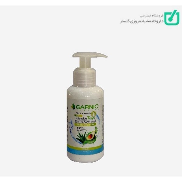 کرم مرطوب کننده پمپی حاوی ویتامین سی و آلوئه ورا گارنیک 125 میل