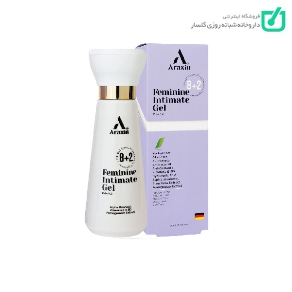 ژل بهداشتی گیاهی بانوان آراکسین حجم ۱۷۵ میلی لیتر