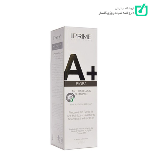شامپو تقویت کننده و ضد ریزش Bioba پریم PRIME