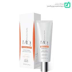 کرم ضدآفتاب فاقدچربی بژ روشن SPF50 ام کیو MQ